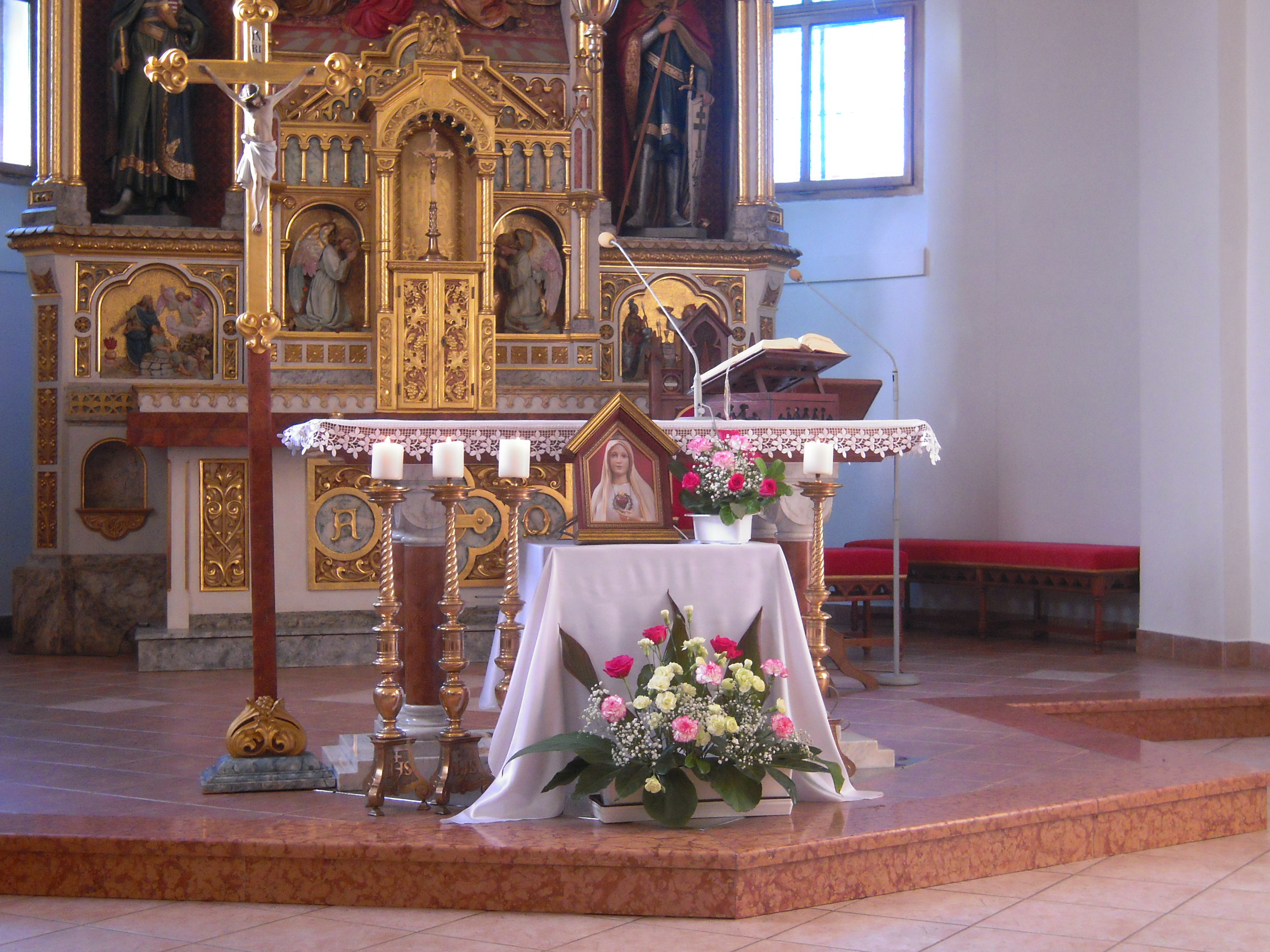 Požehnanie putovnej kaplnky Panny Márie
