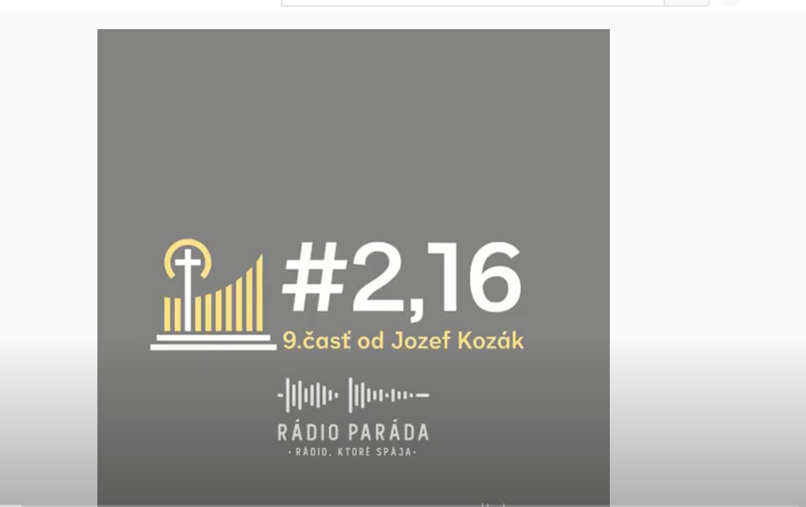 9. časť podcastu s názvom #2,16