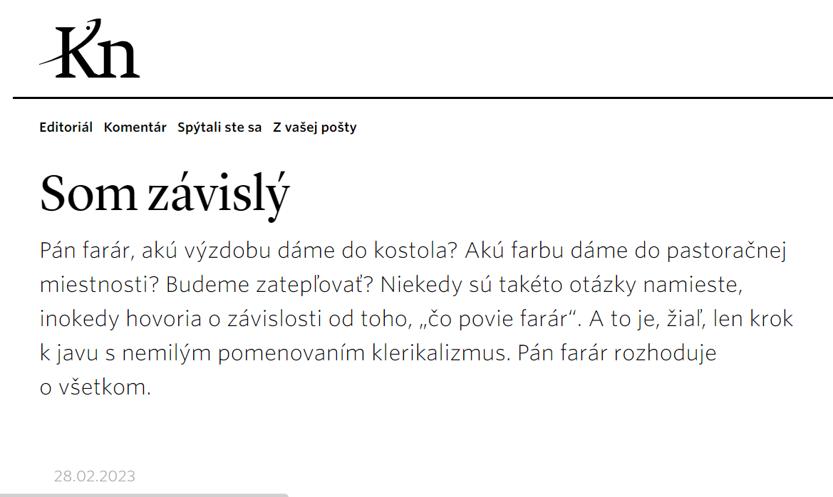 Som závislý