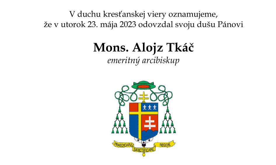 Parte - Mons. Alojz Tkáč