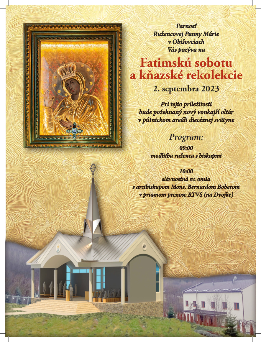 Fatimská sobota a kňazské rekolekcie v Obišovciach
