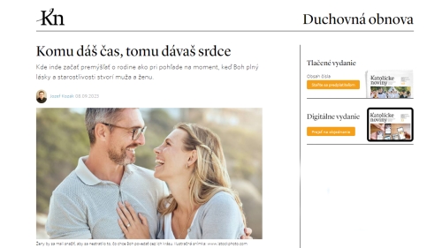 Komu dáš čas, tomu dávaš srdce