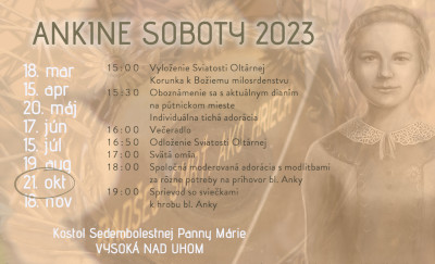 Ankina pútnická sobota - 21.10
