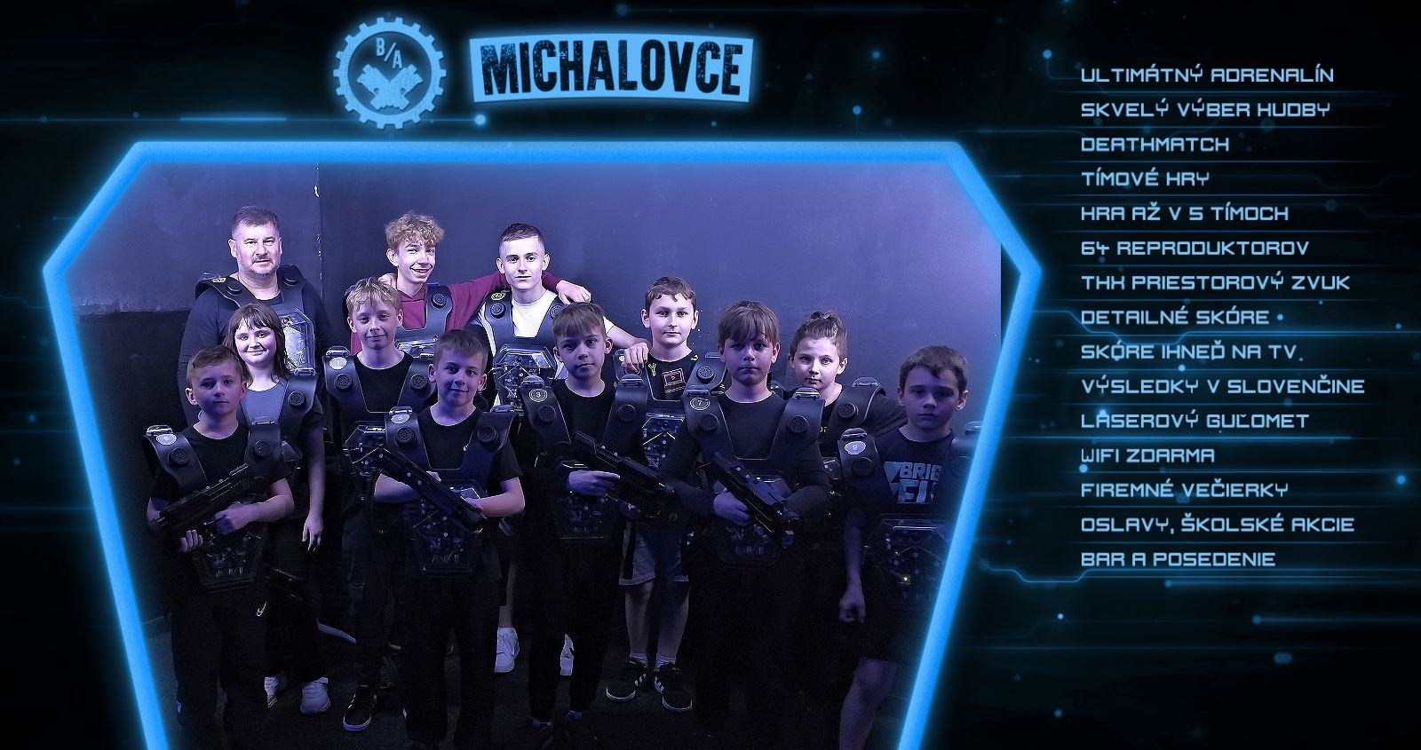 Laser game za odmenu