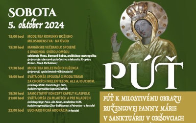 Púť k milstovému obrazu ružencovej Panny Márie v Obišovciach