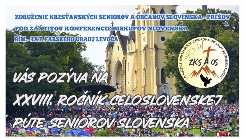Púť seniorov do Levoče