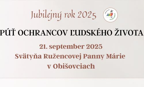 Púť ochrancov života do Obišoviec