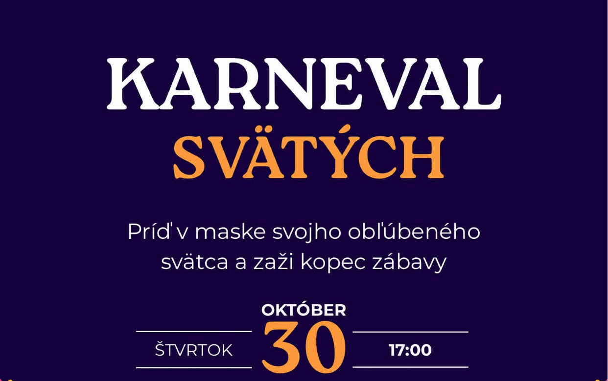 Karneval svätých 2025