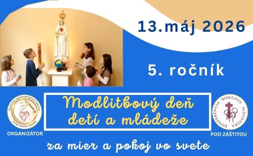 Modlitbový deň detí a mládeže - 13. máj 2026