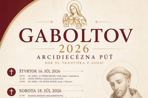 Pozvánka na púť do Gaboltova