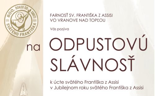 Pozvánka na odpust, Vranov Juh