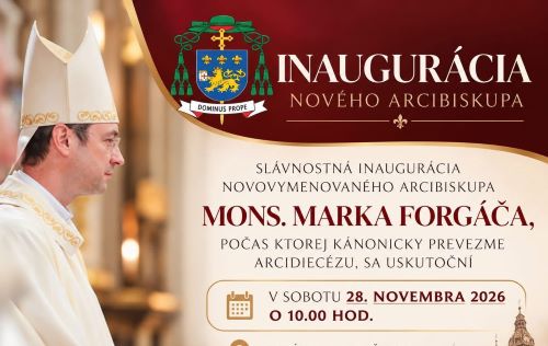 Inaugurácia nového arcibiskupa